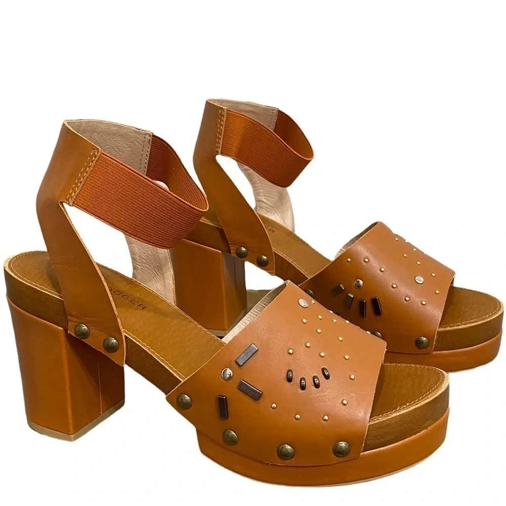 Kesli Dagger Brooklyn Frida Platform Heel Sandals 8.5 NEW